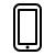 The screen of an iPhone with no content loaded